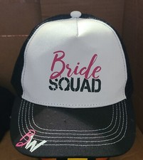 bride squad trucker hat