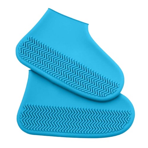 Resistant Silicone Overshoes Rain Waterproof Shoe Covers Boot Cover Protector - Picture 2 of 70