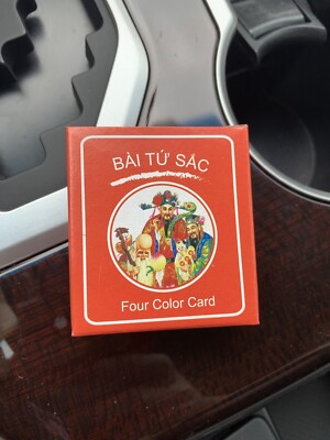 Four color playing cards deck of card games bai tu sac si se pai