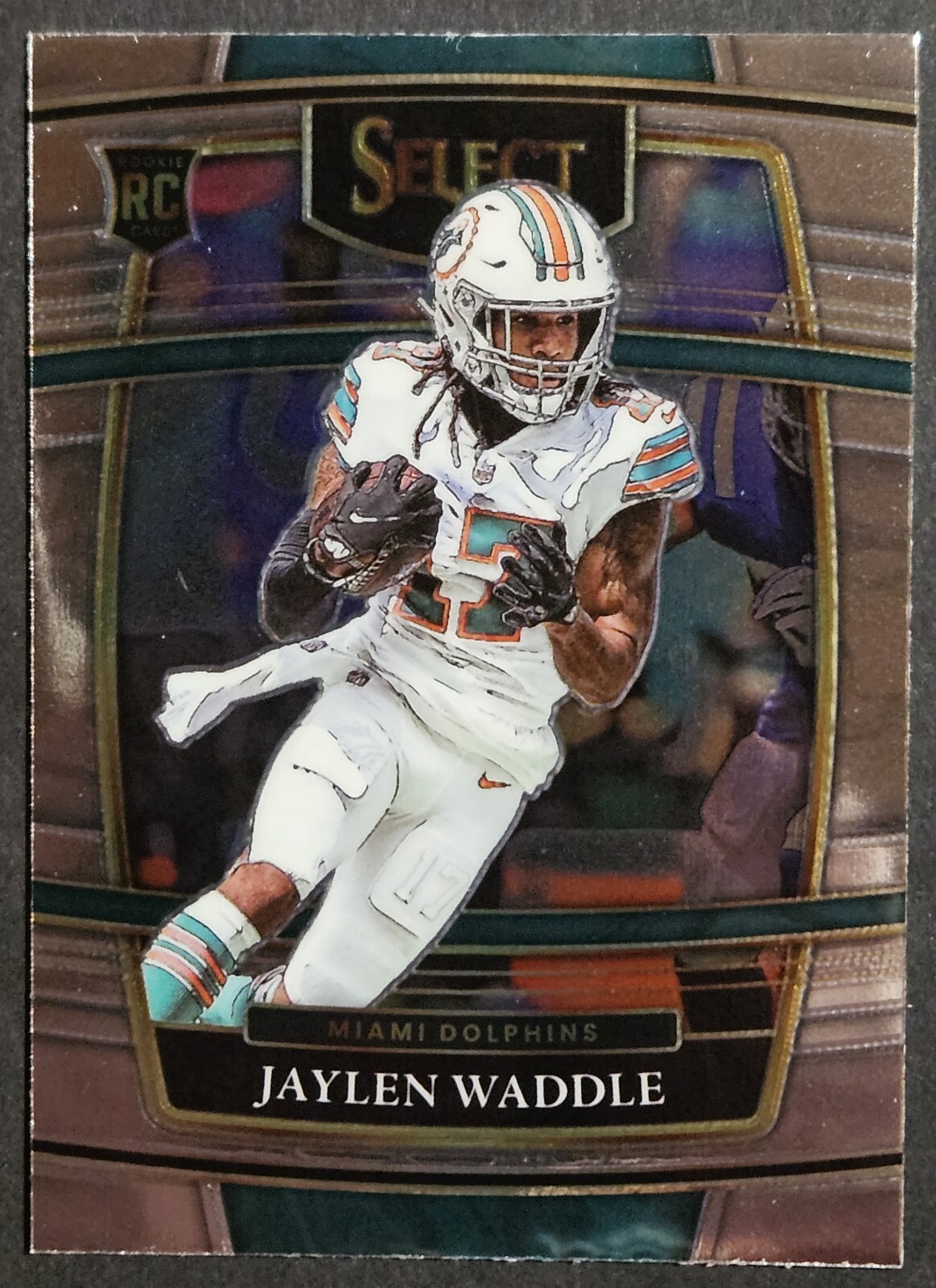 2021 Panini Select #48 Jaylen Waddle Rookie RC Miami Dolphins