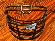 1999 Schutt Game Football Helmet Facemask face guard ROPO-UB Black Used worn