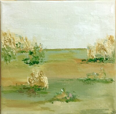 Original Acrylic Painting Impressions Art Modern Artwork Landscape on Canvas