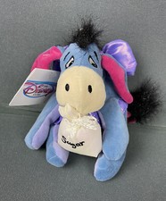 Disney Parks Sugar Plum Fairy Eeyore 7  Bean Bag Plush Christmas Holiday, NWT