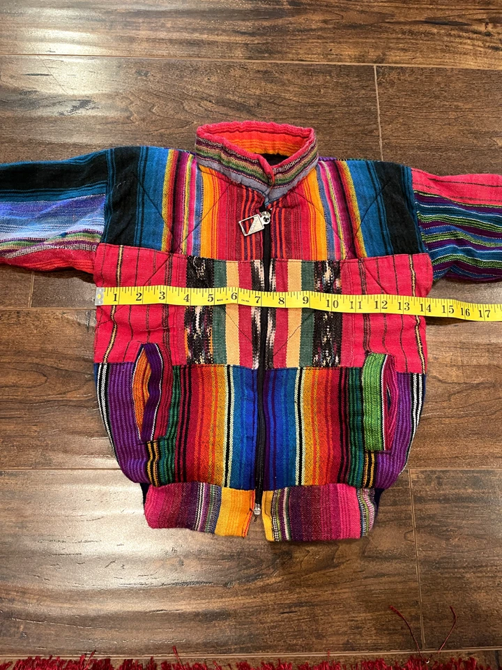 VTG Nordic Fleece Jacket 1/4 Zip Jamacian Synchilla Kids XS 1990’s USA - Image 3 of 4