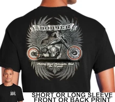 Biker Great American Bobber Making Good Motorcycles Bad For 70 Years Men T Shirt