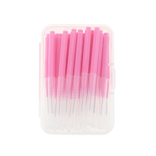 30Pcs/box Interdental Brushes 0.9mm Steel Wire Orthodontic Floss Cleaning Plaque - Picture 28 of 37