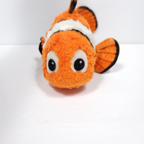 Disney Finding Nemo Dory Clown Pesce Arancio Bianco Peluche Imbottito Animale 9,5" Peloso - Foto 2 di 5