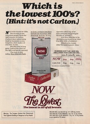 now 100 cigarettes near me Menthol 100's vintage American Cigarette Pack Print Ad Now Cigarettes The