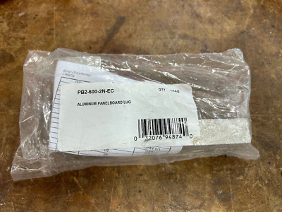 Ilsco PB2-600-2N Panelboard Stack Lug 2 Ports 2-Holes 600MCM-2 Stud 1/2in D2549.