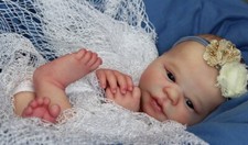 Ever Awake Authentic 17" Reborn Doll Kit by Bountiful Baby Realborn/COA