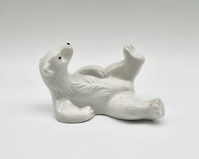 Wagner und Apel Eisbär Porzellan Figur liegend Vintage alt selten