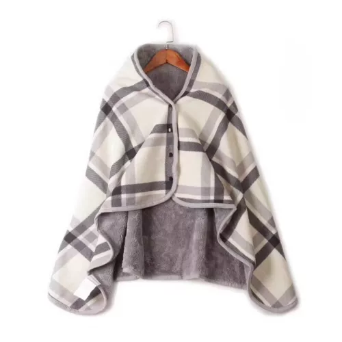 Shawls Lattice Wrap Cape Nap Cloak Blanket Gift Soft Warm Shawl Flannel Blanket - Picture 15 of 32