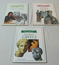 Lot of 3 Women The Other Half of History Books 1945-2000 Greece Medieval Books