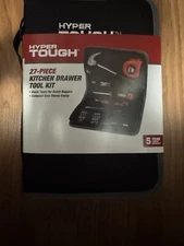 Hyper Tough 27-Piece Kitchen Drawer Tool Kit with Storage Case, Model 42884