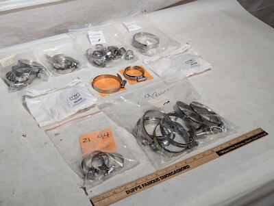 Assorted Hose Clamps 5661K55, Two-Layer 40-60, 11-20, Double Compensation German