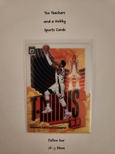 2021-22 Donruss Optic Giannis Antetokounmpo Holo Prizm T-Minus #3 Bucks