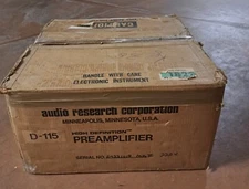AUDIO RESEARCH D 115 BOX ONLY