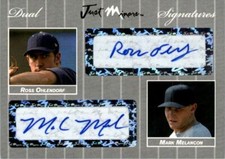 2007 Ross Ohlendorf * Mark Melancon * Autograph Rookie SILVER Auto #/25
