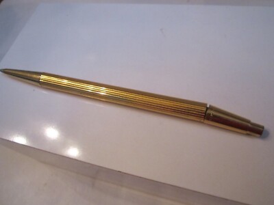VINTAGE MONTBLANC NOBLESSE PEN - BLACK STAR - PUSH BUTTON CAP GOLD PLATED - CC