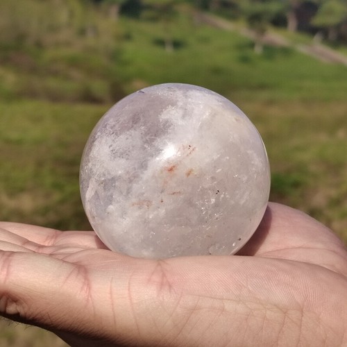 0.27kg Clear quartz Ball Natural Reiki Crystal Sphere Stand Crystal Decor XQ2999 - Picture 6 of 11