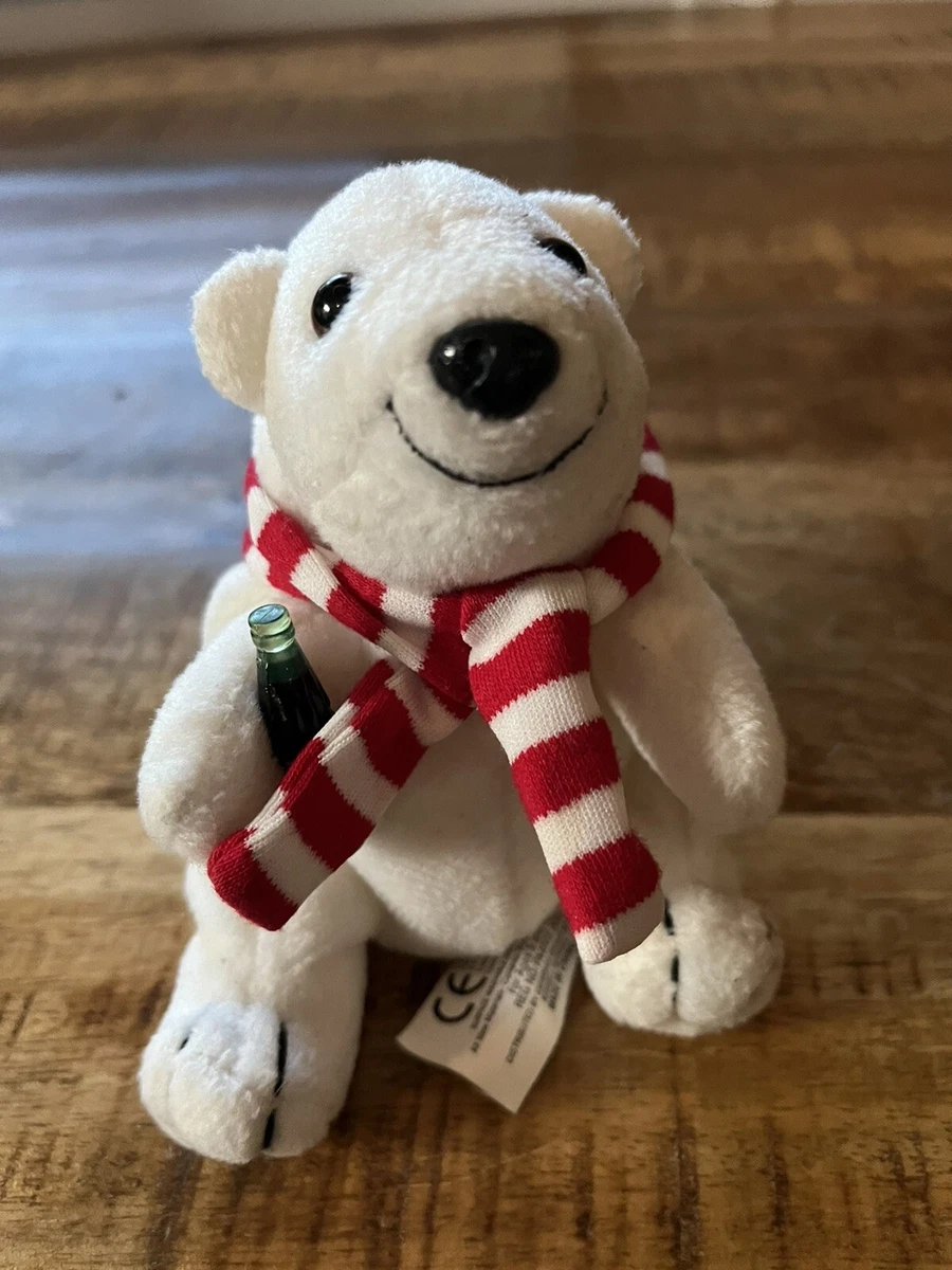Coca cola polar cheap bear beanie baby