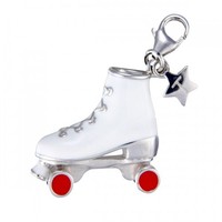 Tingle London Sterling Silver Roller Skate Boot Clip-on Charm Sch111 Tingle London Sterling Silver Roller Skate Boot Clip-on Charm Sch111