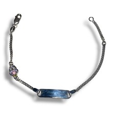 Bracelet for Child Baby Girl Silver And Technic