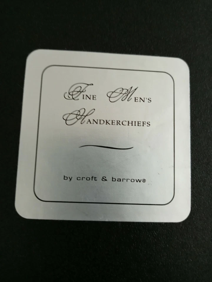 6 pañuelos de algodón fino Croft And Barrow. Nuevo en caja. Foto 2 de 3