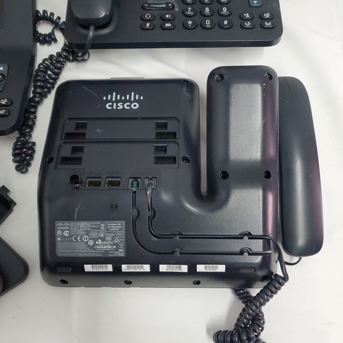 Lot of 6 CISCO CP-8945-K9 Unified POE VoIP Video Phone w/Camera, Handset - Picture 8 of 10