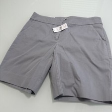 Ann Taylor Loft Gray Chino Shorts New Size 0 39 S20 Rivera Shorts