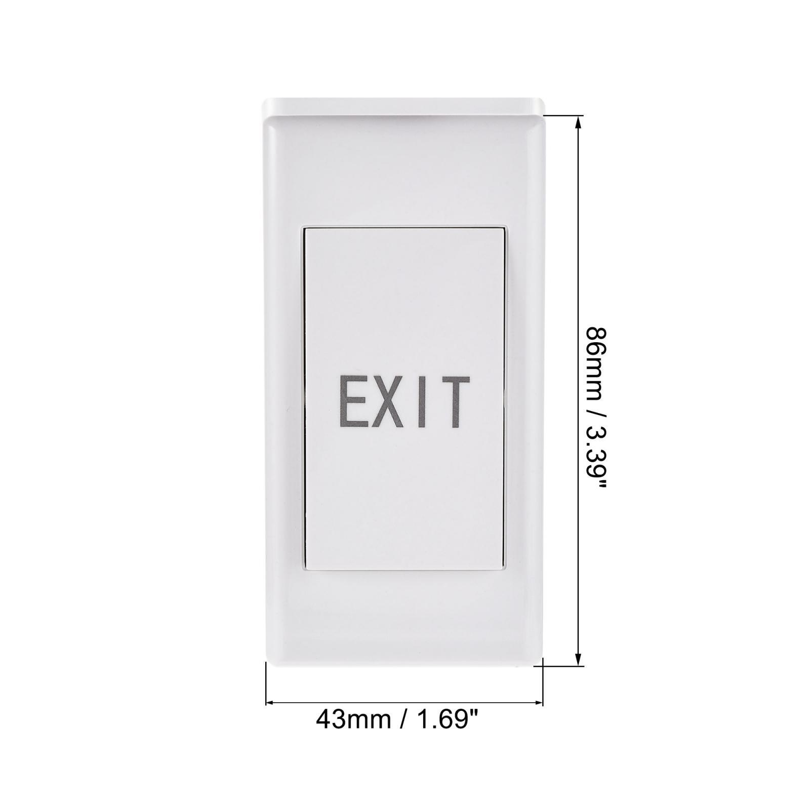 UHPPOTE Edelstahl Panel Press To Exit Button Für Tür