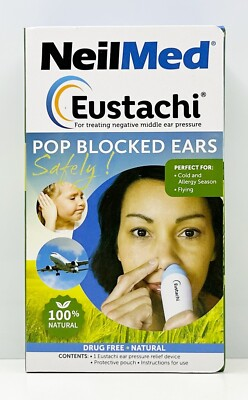 #ad NeilMed Eustachi Ear Pressure Relief Device for Cold amp; Allergy Season Flying NIB $21.95