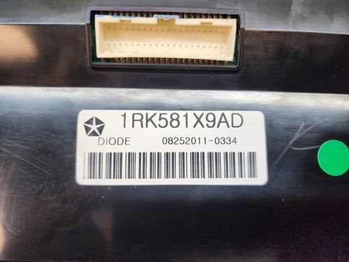 OEM 2011-2017 DODGE JOURNEY A/C HEATER TEMPERATURE CLIMATE CONTROL 1RK581X9AD - Picture 5 of 5