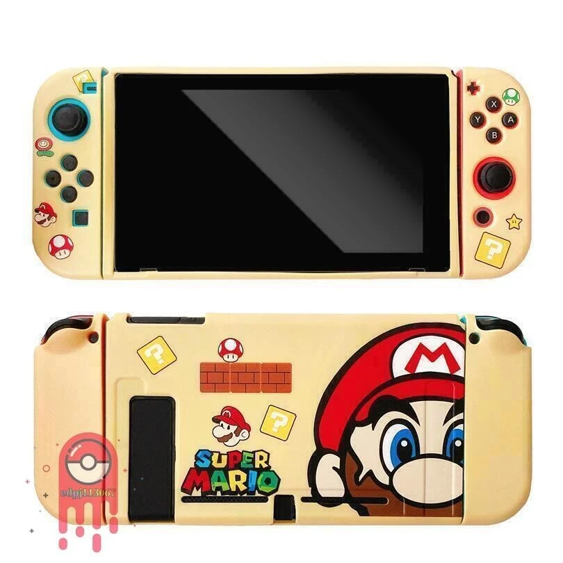 Cartoon Mario for Nintendo Switch Split Console NS Silicone Protective Case - Image 3 of 4