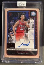 2024-25 Panini One And One Timeless Moments Autographs Jared McCain Red /25