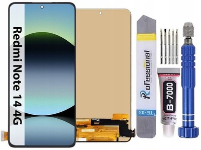 Für Xiaomi Redmi Note 14 4G In-Cell Display Komplettes Bildschirm LCD Touch