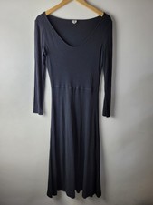 Arket Woman Size S Black Thin A-Line Midi Dress Casual Summer Smart Party Work