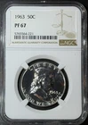 1963 Silver Proof Franklin Half Dollar NGC PF 67 #45433