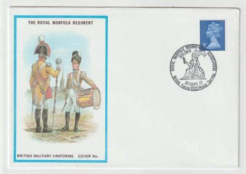 30/9/1972 UK GB Cover - The Royal Norfolk Regiment