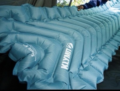 Klymit Static V Inflatable sleeping pad and pillow navigator seriespad used once