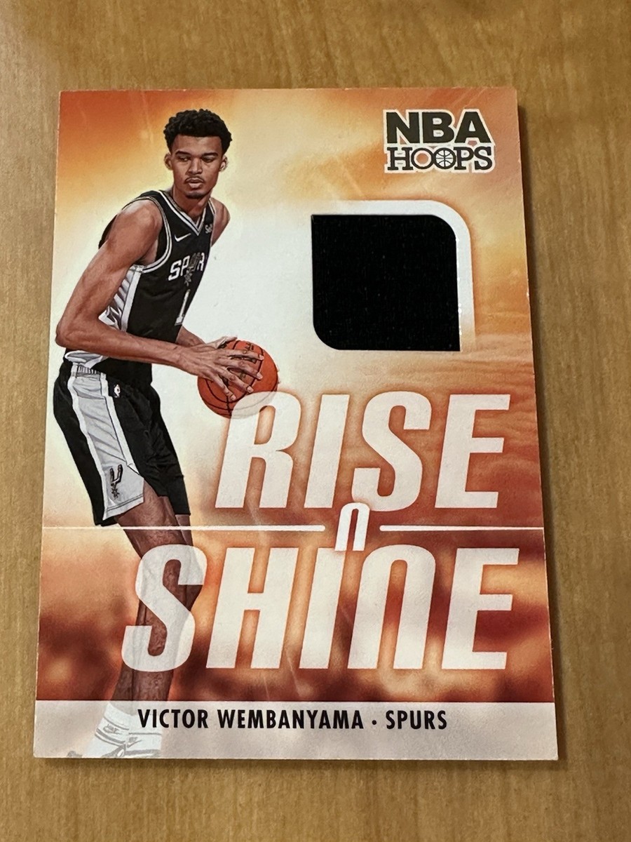 2023-24 Panini Hoops Rise N Shine Patch Victor Wembanyama Rookie
