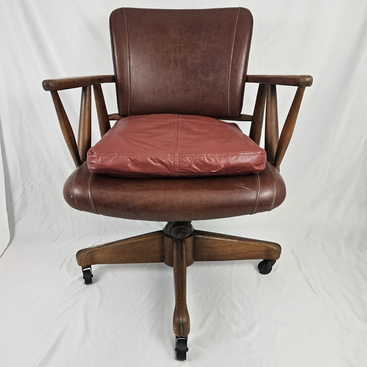 Vinyl Office Chair Mid-Century Modern Antique Chairs for sale | eBay