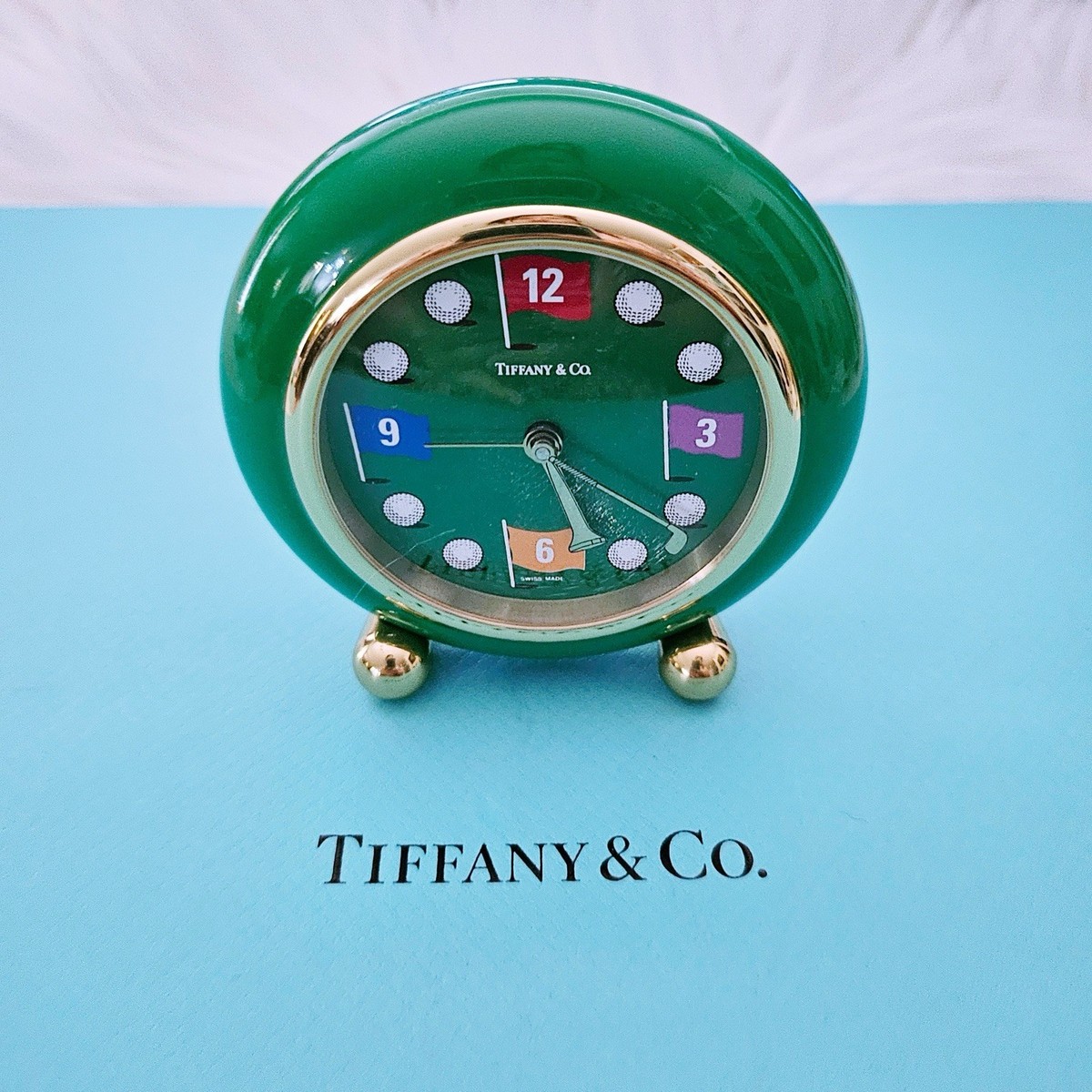 TIFFANY&CO. ティファニー テーブルクロック 置き時計 オブジェ 楽天市場】ティファニー TIFFANY＆Co. アトラス テーブルクロック