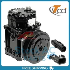 New Compressor for TCCI York and Clutch Kit - 6 Groove 6" Clutch