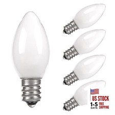 C7 Candelabra Led Light Bulbs, Small Night Light Bulb, 0.6 Watt 5 Piece