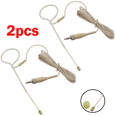 2pc Earset Single Microphone for Sennheiser EW100 SK100 G2 G3 G4 Wireless System