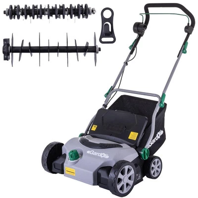 Gardol Elektro Vertikutierer GVL-M-1800-37cm Arbeitsreite 45L Fangkorb 700m²