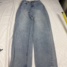 AE Dreamy Drape Stretch Super High-Waisted Baggy Wide-Leg Jean