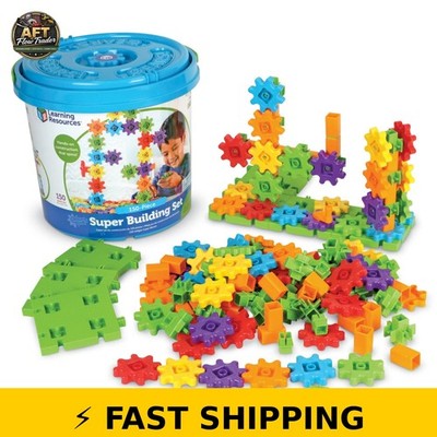 Learning Resources Gears Super Building Toy Set, Ages 3+