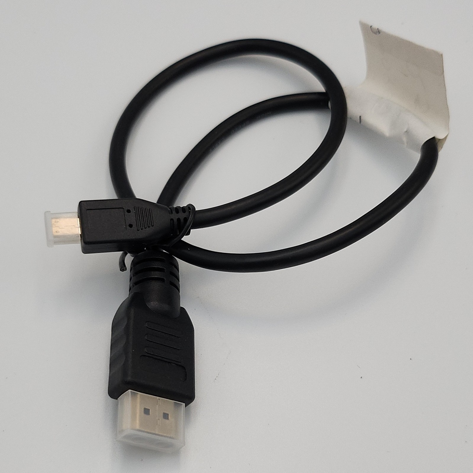 HDMI Standard Male to Male Right Angle Adapter Cable 15cm Black 1:1 image 2